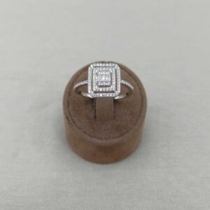 işıltı geometrisi gümüş yüzük