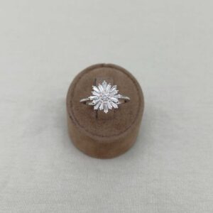 papatya işıltısı gümüş yüzük