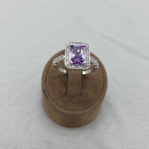 amethyst luxe 925 gümüş yüzük