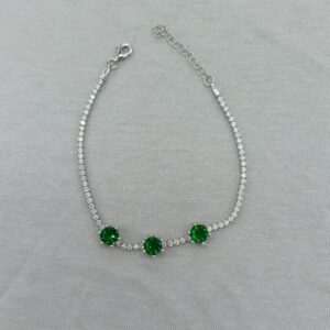 emerald touch 925 gümüş bileklik